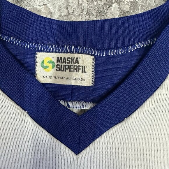 Vintage Toronto Maple Leafs Maska Superfil #2 Jersey Size M  NHL Hockey - Picture 3 of 7
